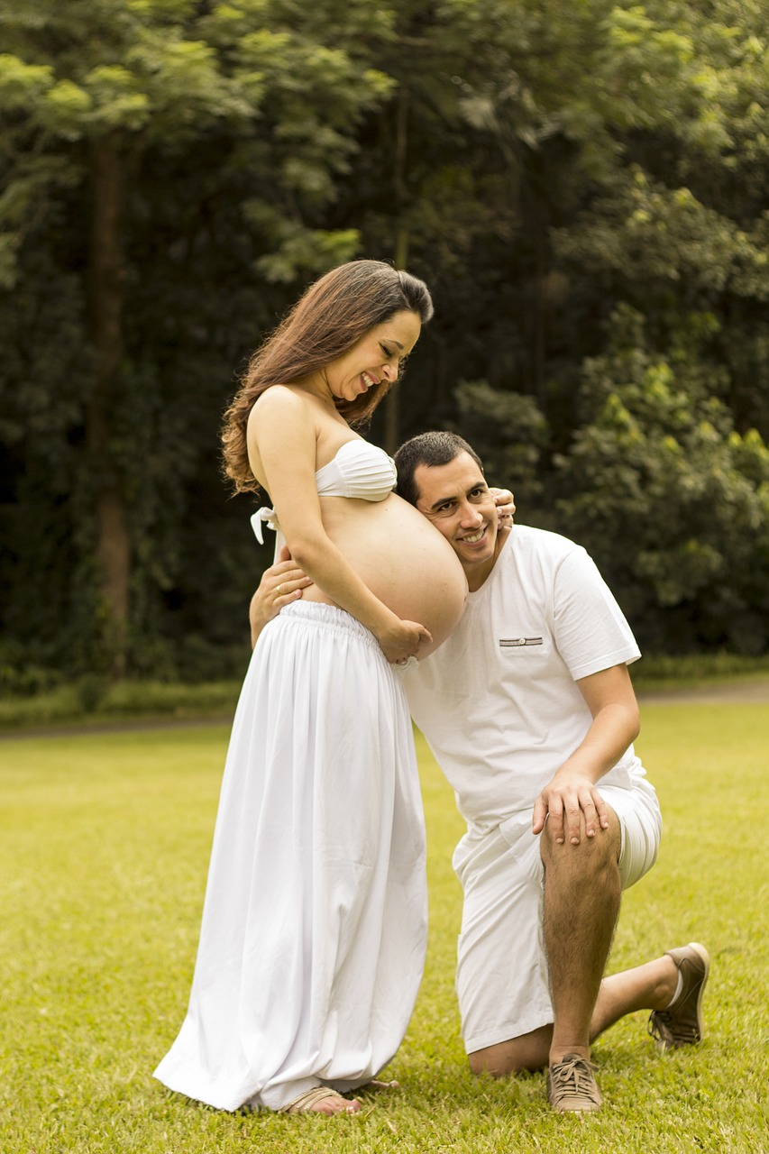 casal, pregnant, love